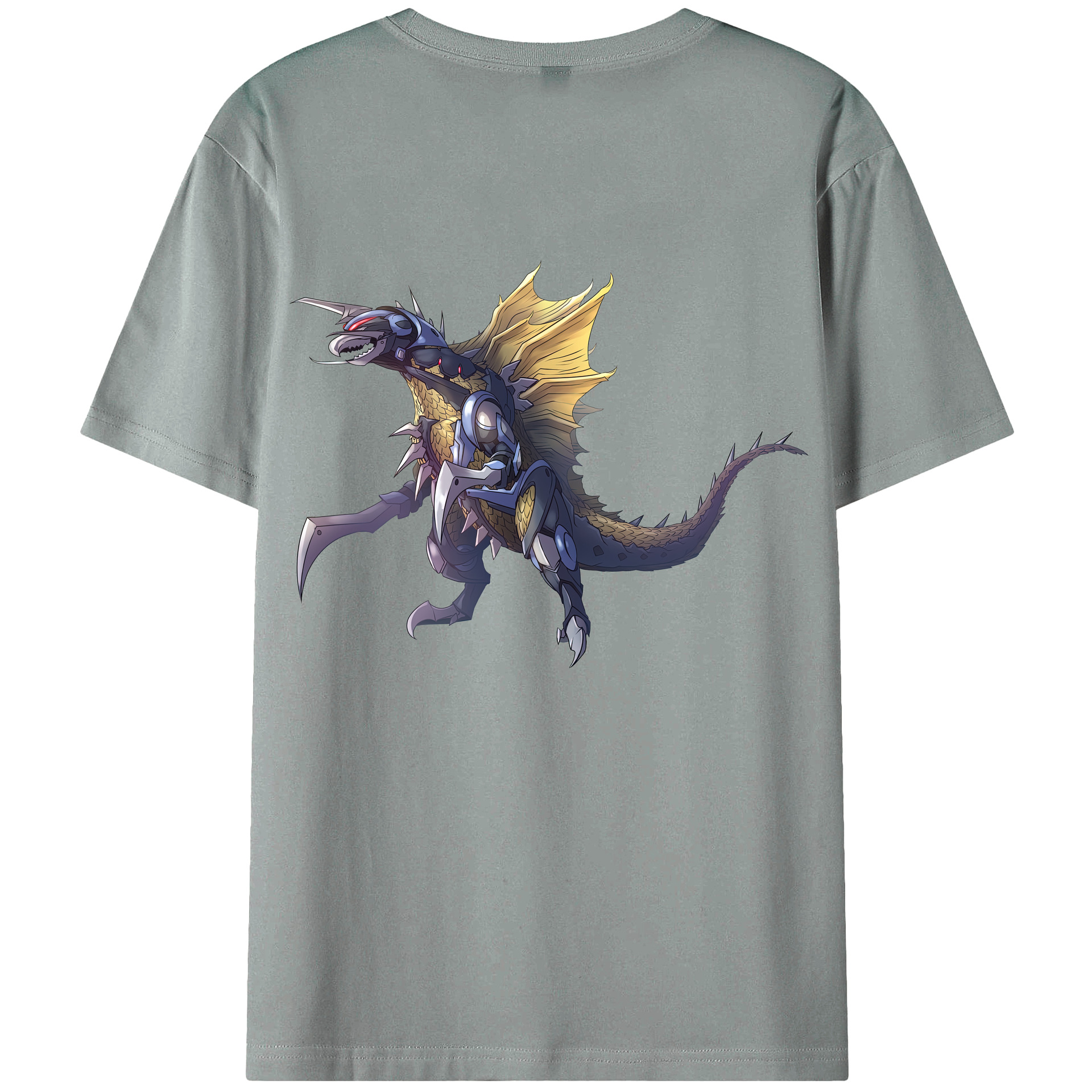 （画像用） ウルトラマン Ultraman 綿100％ メンズ半袖Tシャツ（バックプリント） 通気性